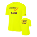 Safety Yellow t-shirt with Achilles International branding on a white background