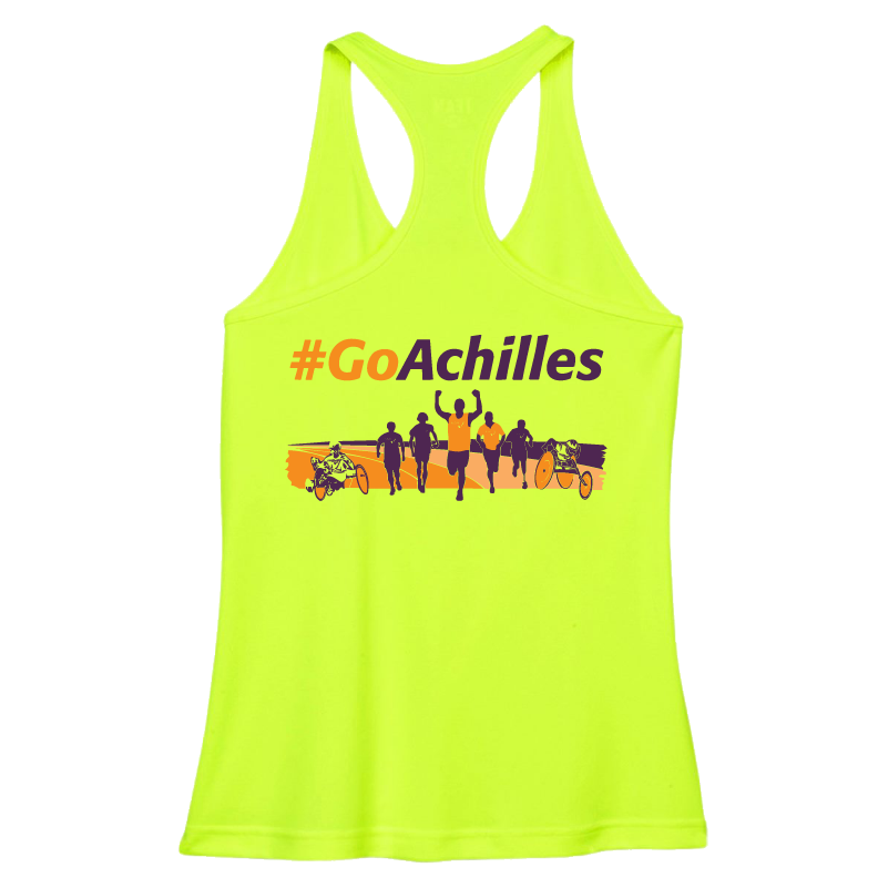 Achilles International Womens Athlete Tank Top Back